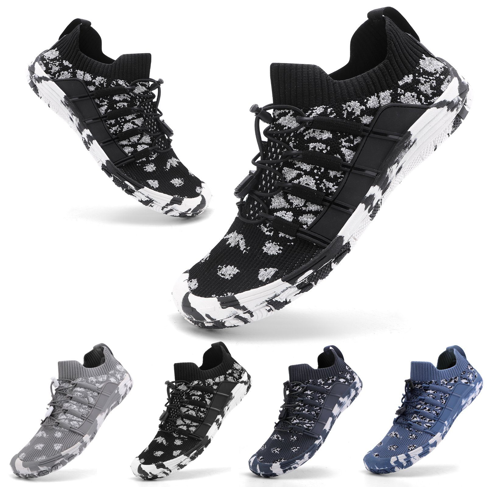 HUSKSWARE C-XT-A206 Wasserschuh (Strandschuhe, Schwimmschuhe, Barfußschuhe, 1-tlg., Geeignet für Wassersport, Schwimmen, Surfen) Lässt sich schnell ablaufen, um trocken zu bleiben, Bequem und leicht