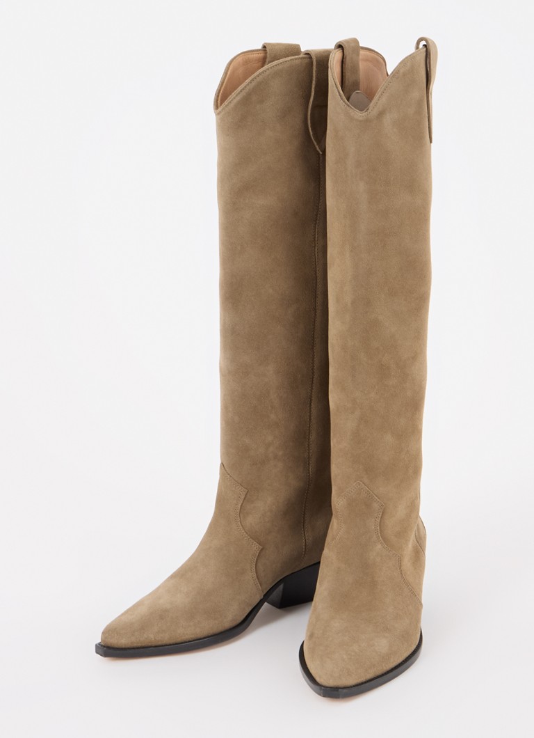 Stivali da cowboy in camoscio Isabel Marant Denvee