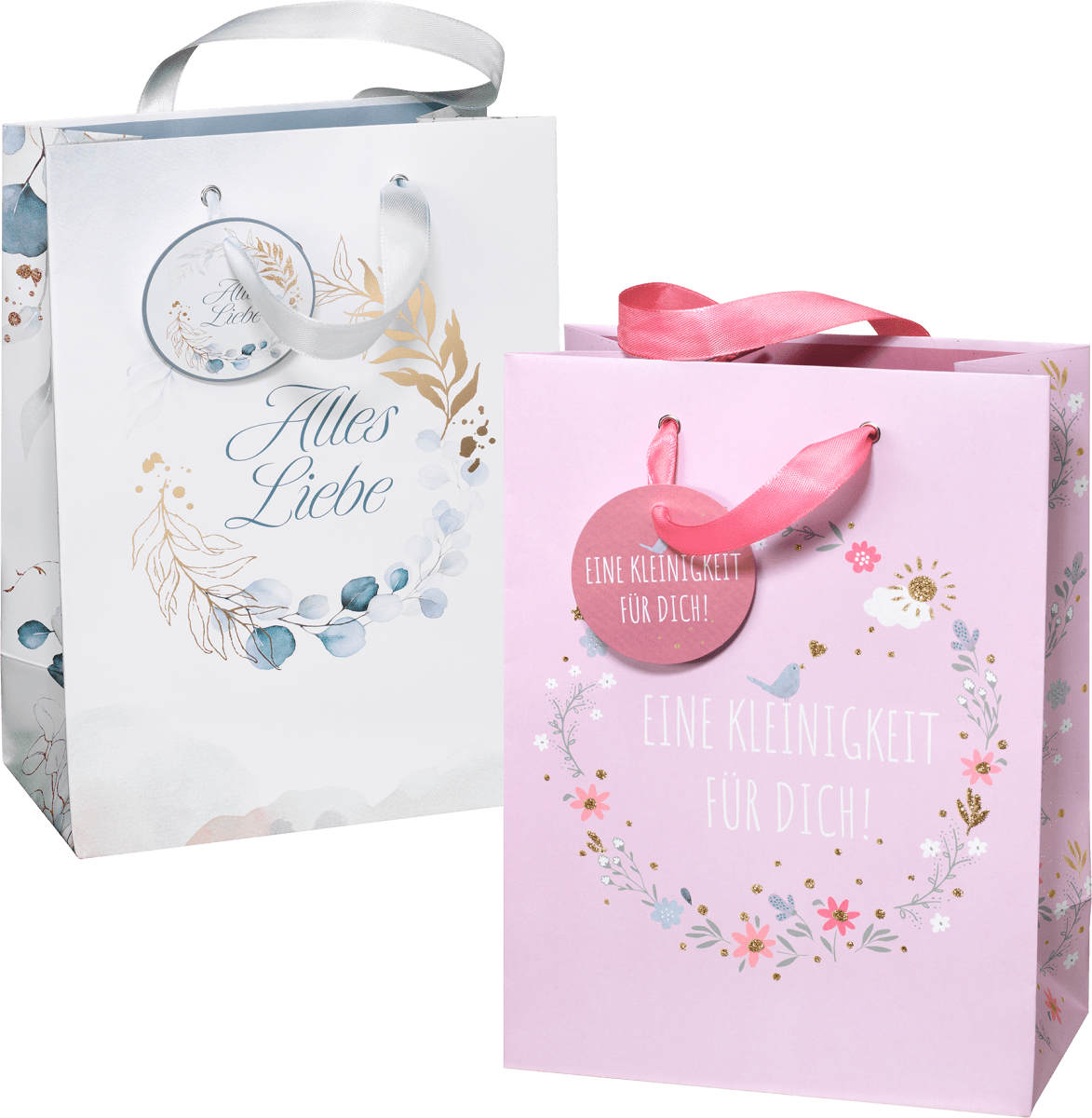 Geschenktasche veredelt, Größe Midi, 1 St
