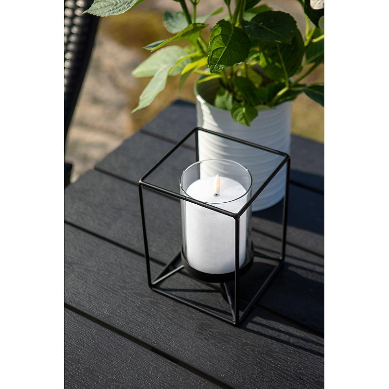 Home Lysholder 13x18 cm metall/glass