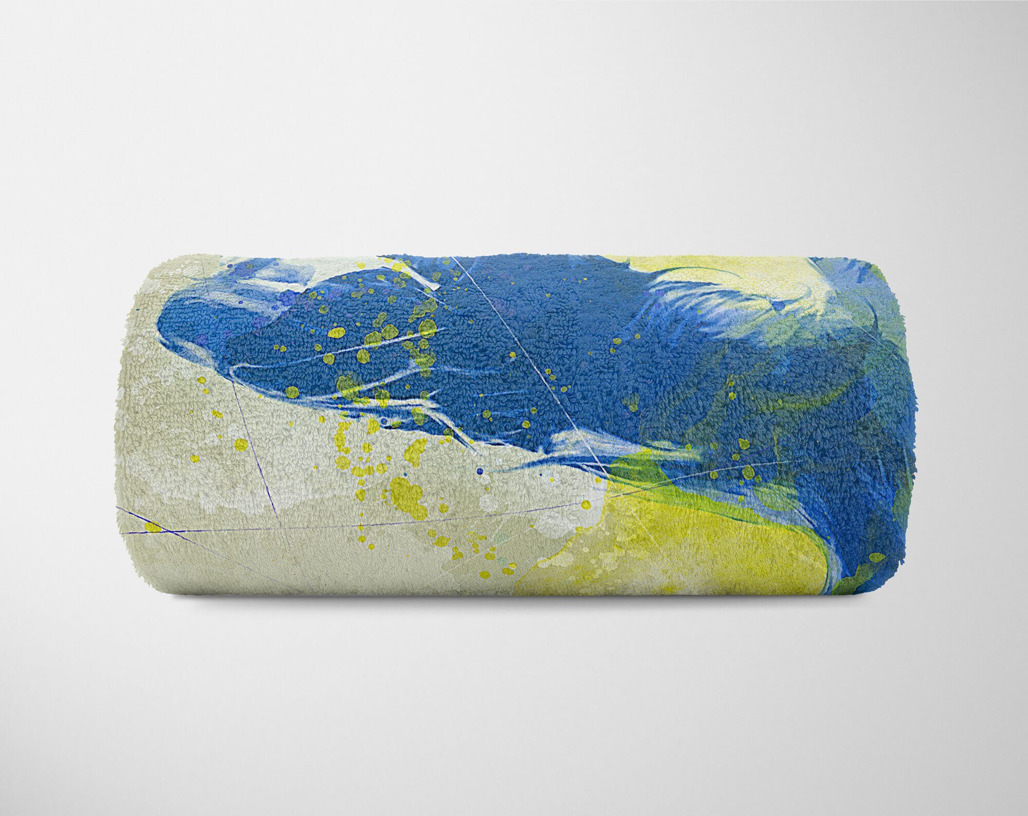 Sinus Art Handtücher SplashArt Sport Handtuch Strandhandtuch Saunatuch Kuscheldecke Kunstvoll Handball II Spor, Baumwolle-Polyester-Mix (1-St), Handtuch