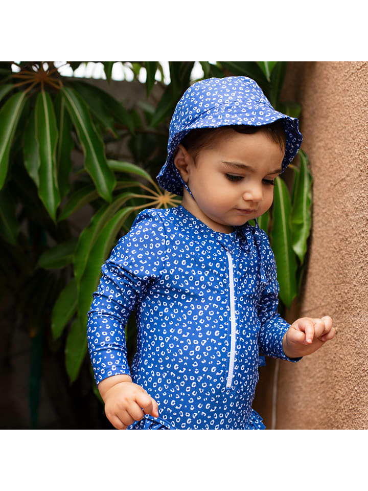 Swim Essentials Hut ''Blue Leopard'' in Blau günstig kaufen