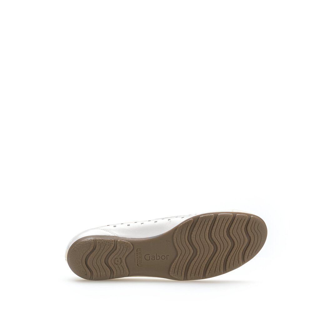 Gabor fashion Sportliche Ballerina weiß