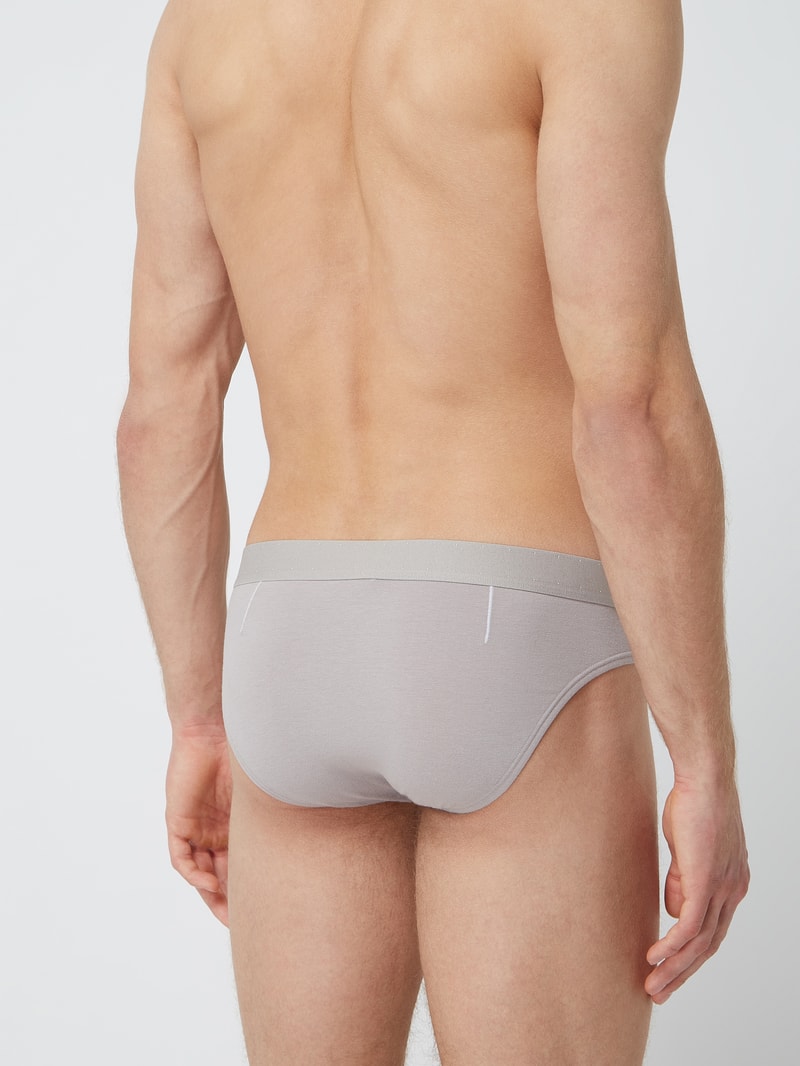 Slip mit Stretch-Anteil im 2er-Pack Modell 'The Superhero' in stein