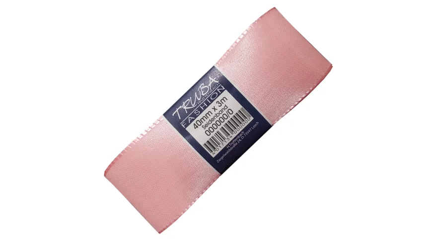 TRUBA Seidenband mit Webkante rosa 0404-4002-0003 3 m rosa