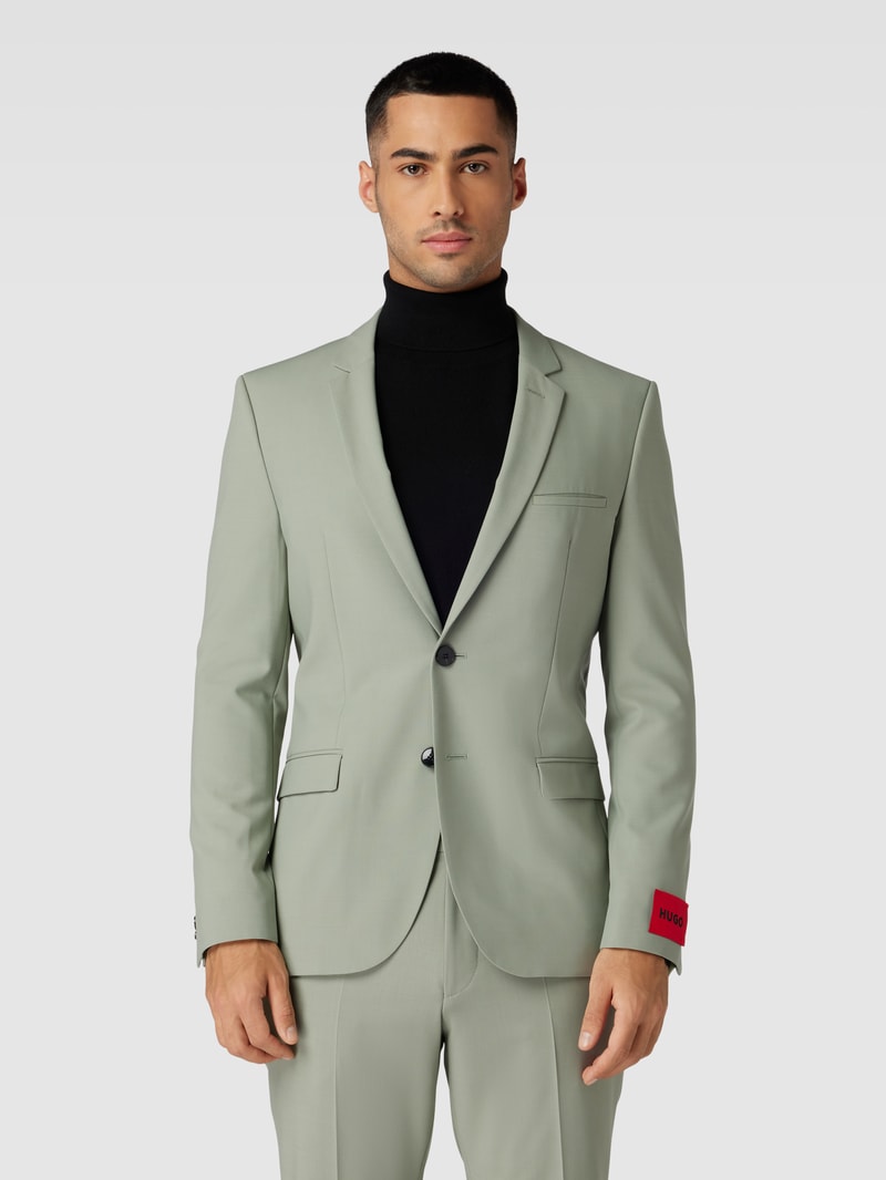 2-Knopf-Sakko mit Label-Patch in mint