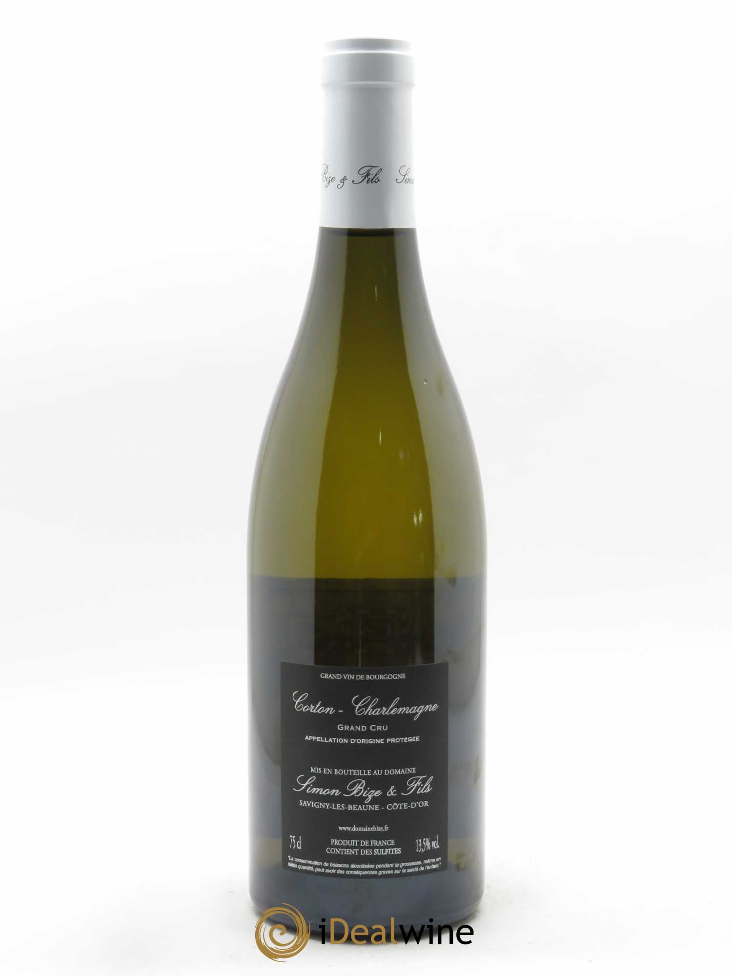 Corton-Charlemagne Grand Cru Simon Bize & Fils  2018 - Lot de 1 Bouteille
