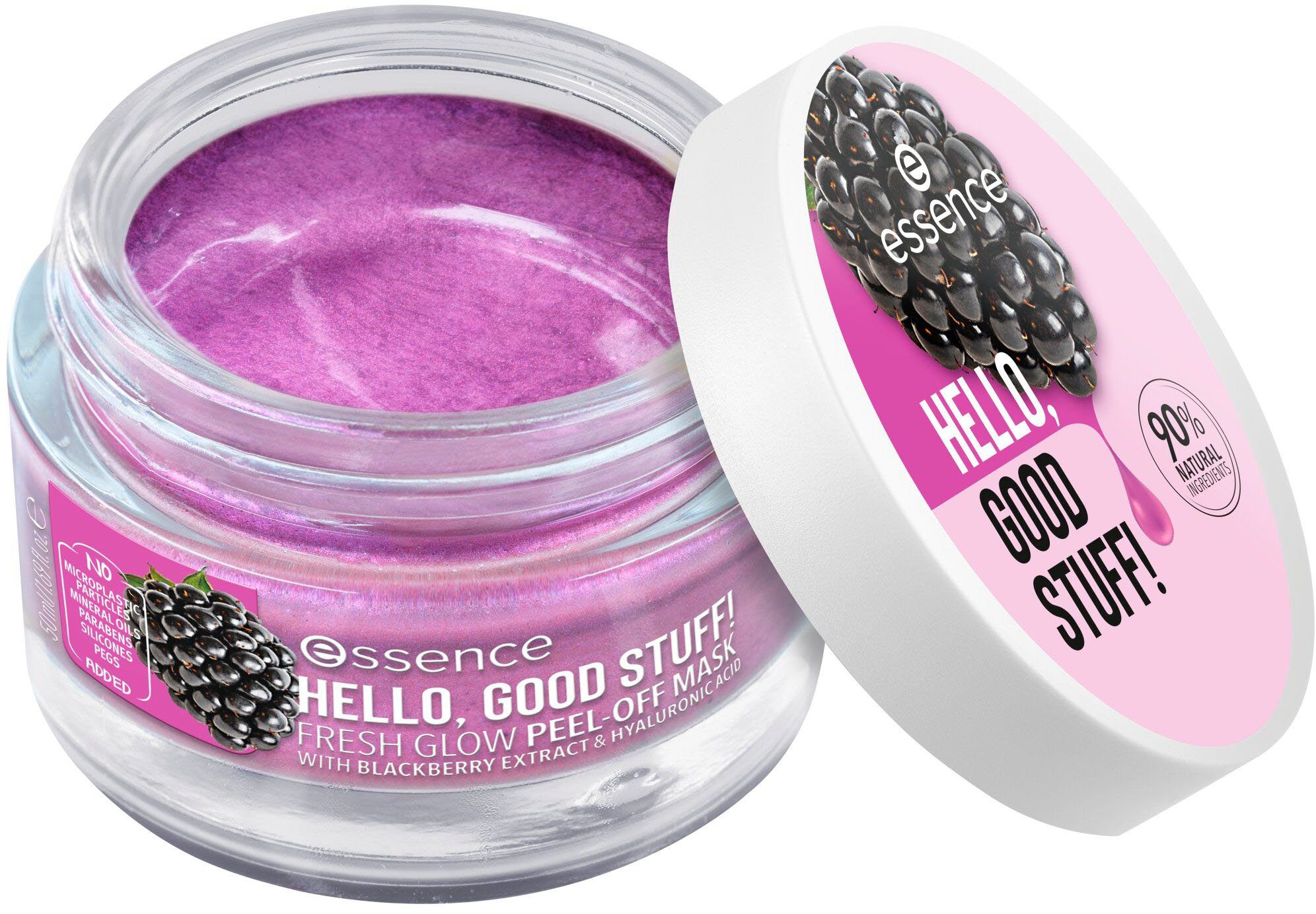 Essence Gesichtsmaske HELLO, GOOD STUFF! FRESH GLOW PEEL-OFF MASK, 3-tlg.