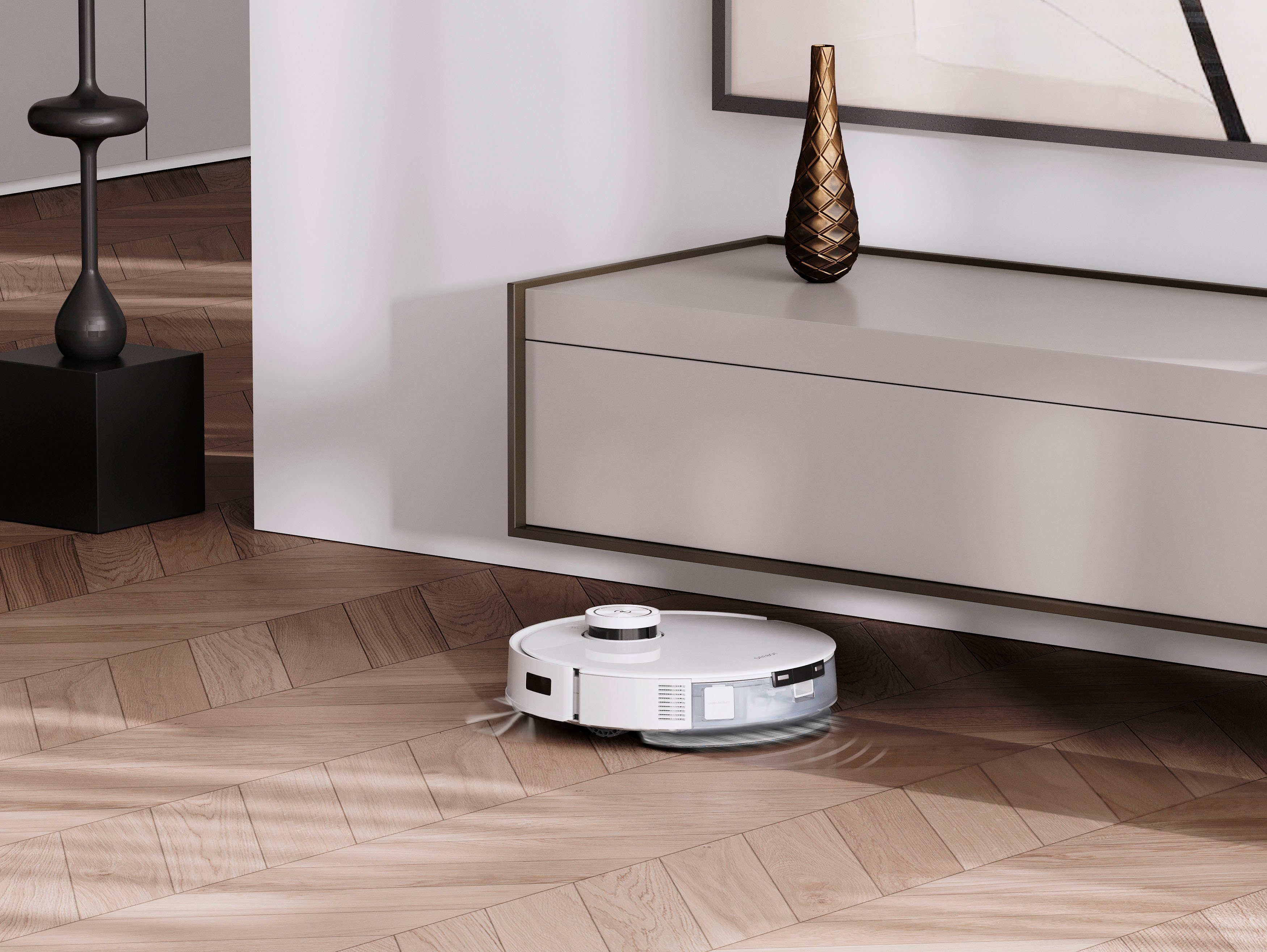 ECOVACS Nass-Trocken-Saugroboter DEEBOT T10, 45 W, 3000PA, DToF-Laser, KI Hinderniserkennung, für alle Fussbodenarten