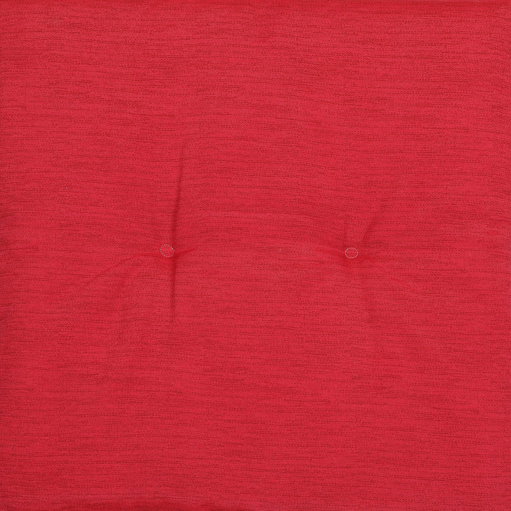GO-DE Hochlehnerauflage 15809 rot Gartenstuhl Auflagen Kissen Polster Einlage Made in Germany, für Hochlehner-Stühle