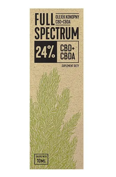 Fuldspektret CBD+CBDA hampolie 24%, flydende