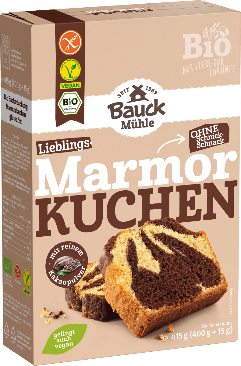 Backmischung Marmorkuchen, glutenfrei, 415 g