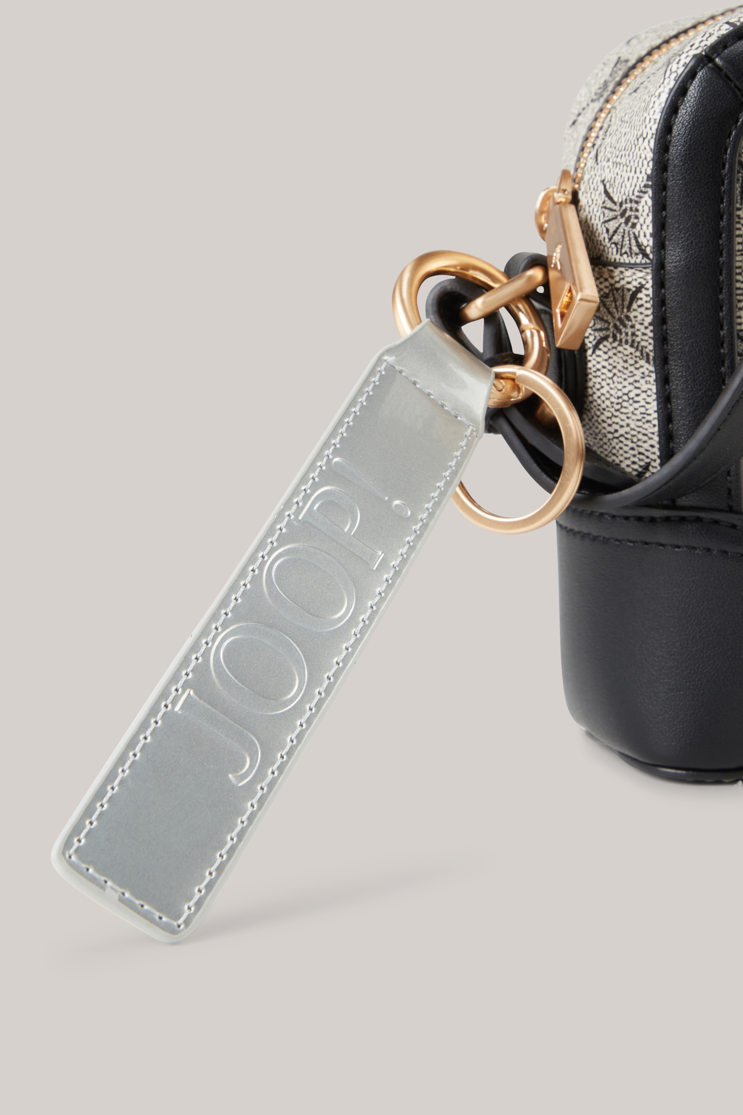 Schultertasche Mazzolino Edition Cloe in Schwarz/Offwhite