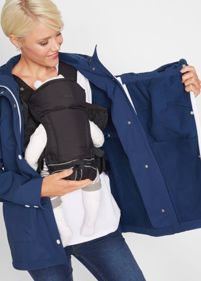Softshell-Tragejacke / Softshell-Umstandsjacke