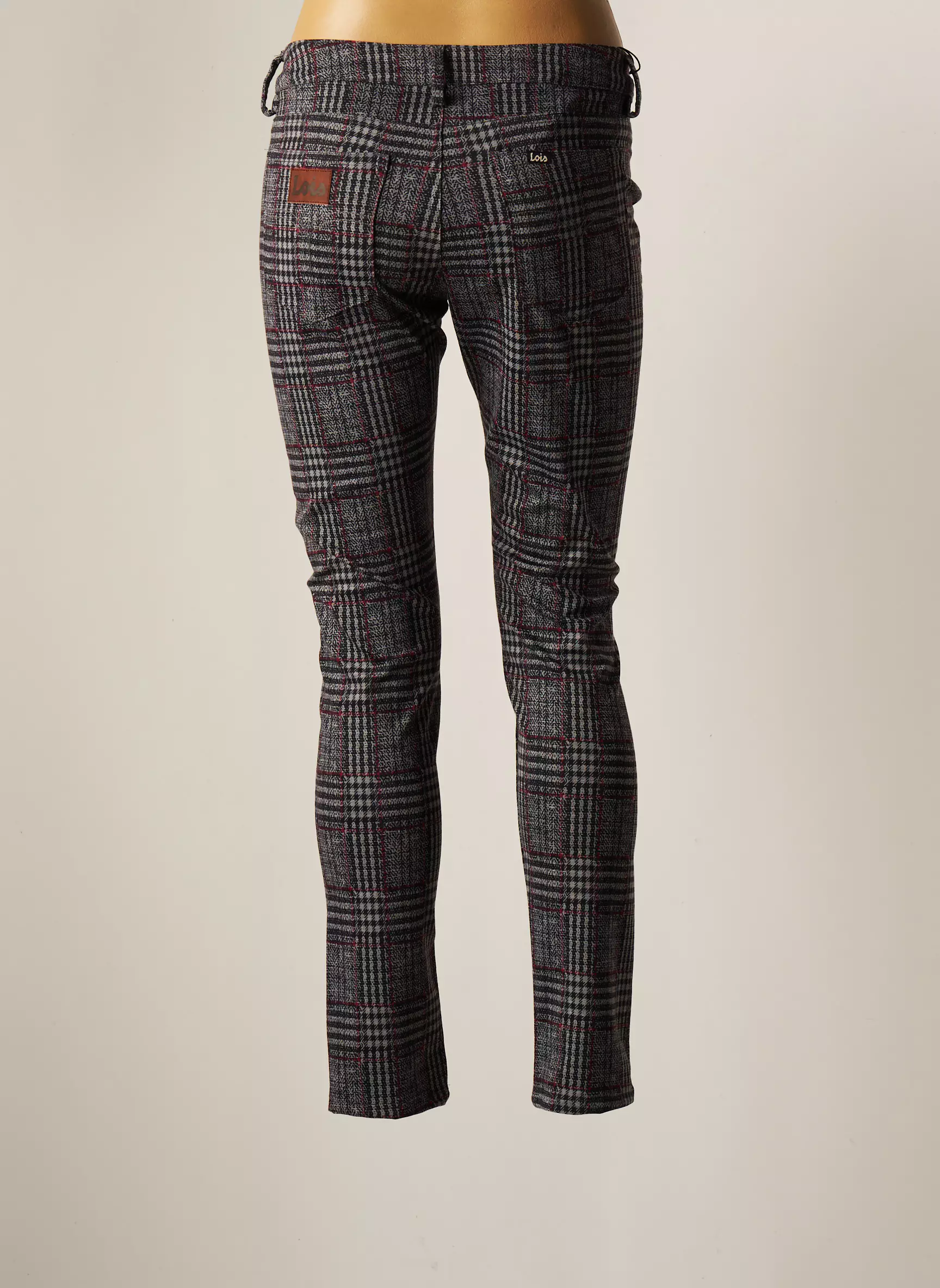 Lois Pantalons Slim Femme couleur rouge
