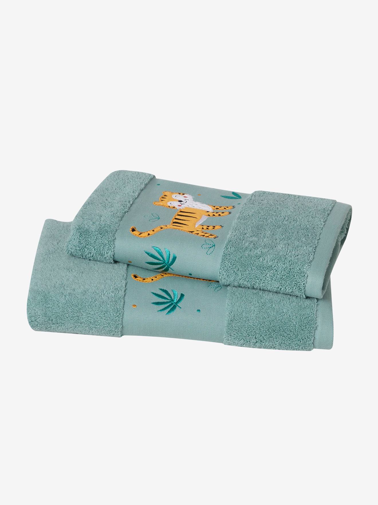 Serviette de bain Tigre vert
