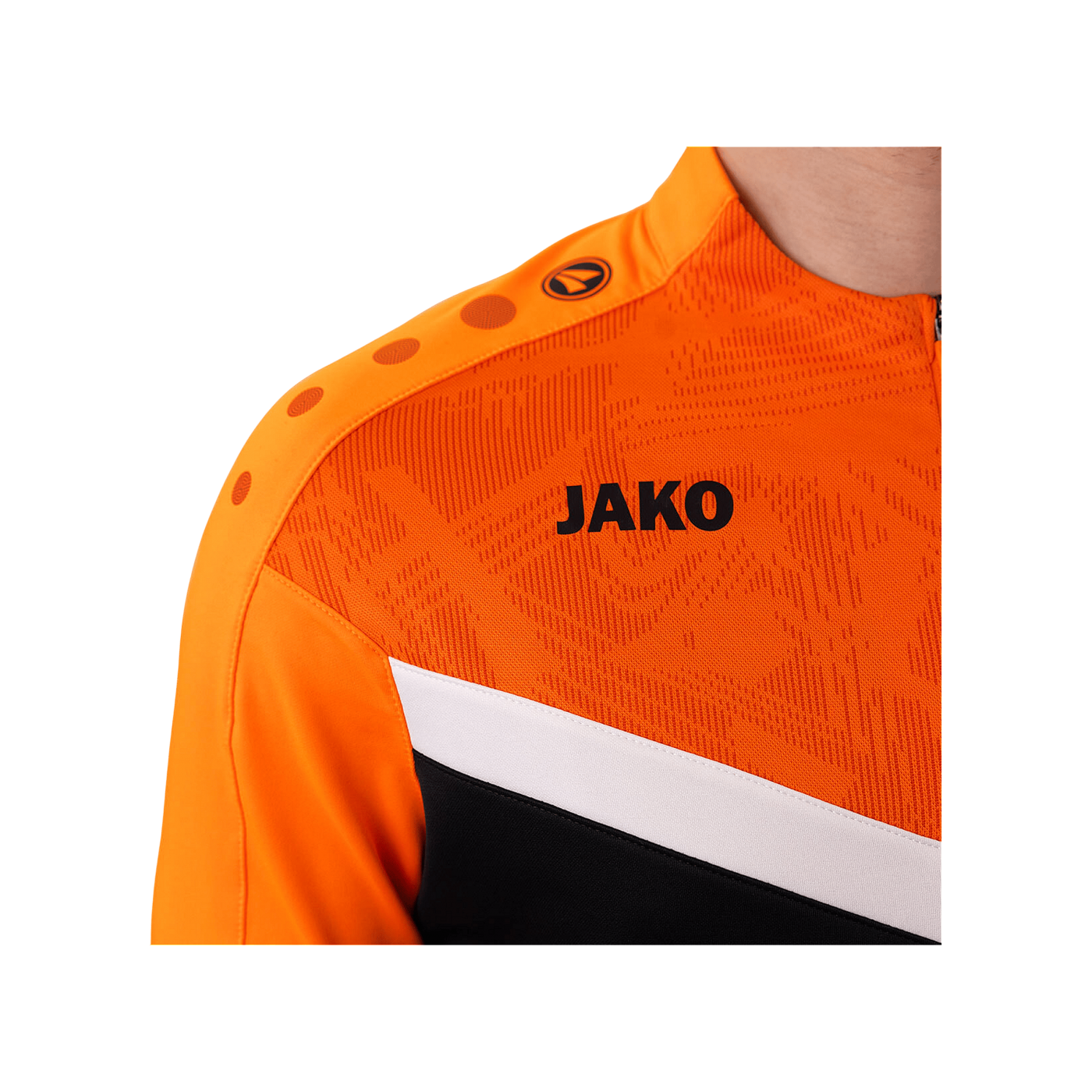 JAKO Iconic HalfZip Sweatshirt Schwarz F807