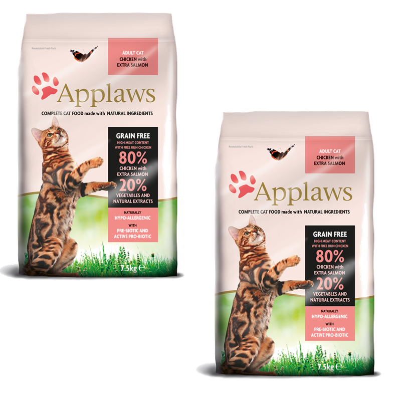 Applaws Trockenfutter Applaws Adult Huhn mit Lachs 2x7,5 kg