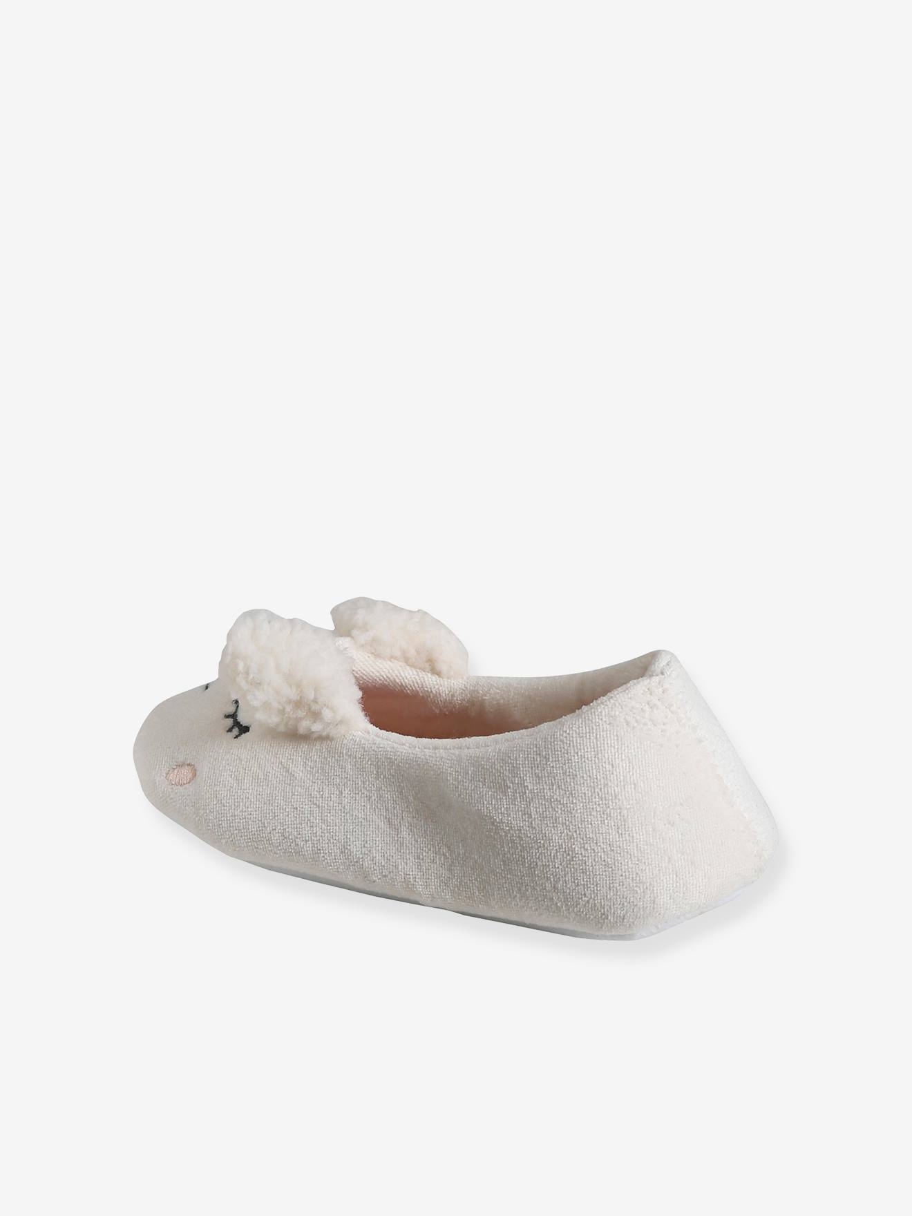 Vertbaudet Kinder Ballerina-Hausschuhe - zartrosa