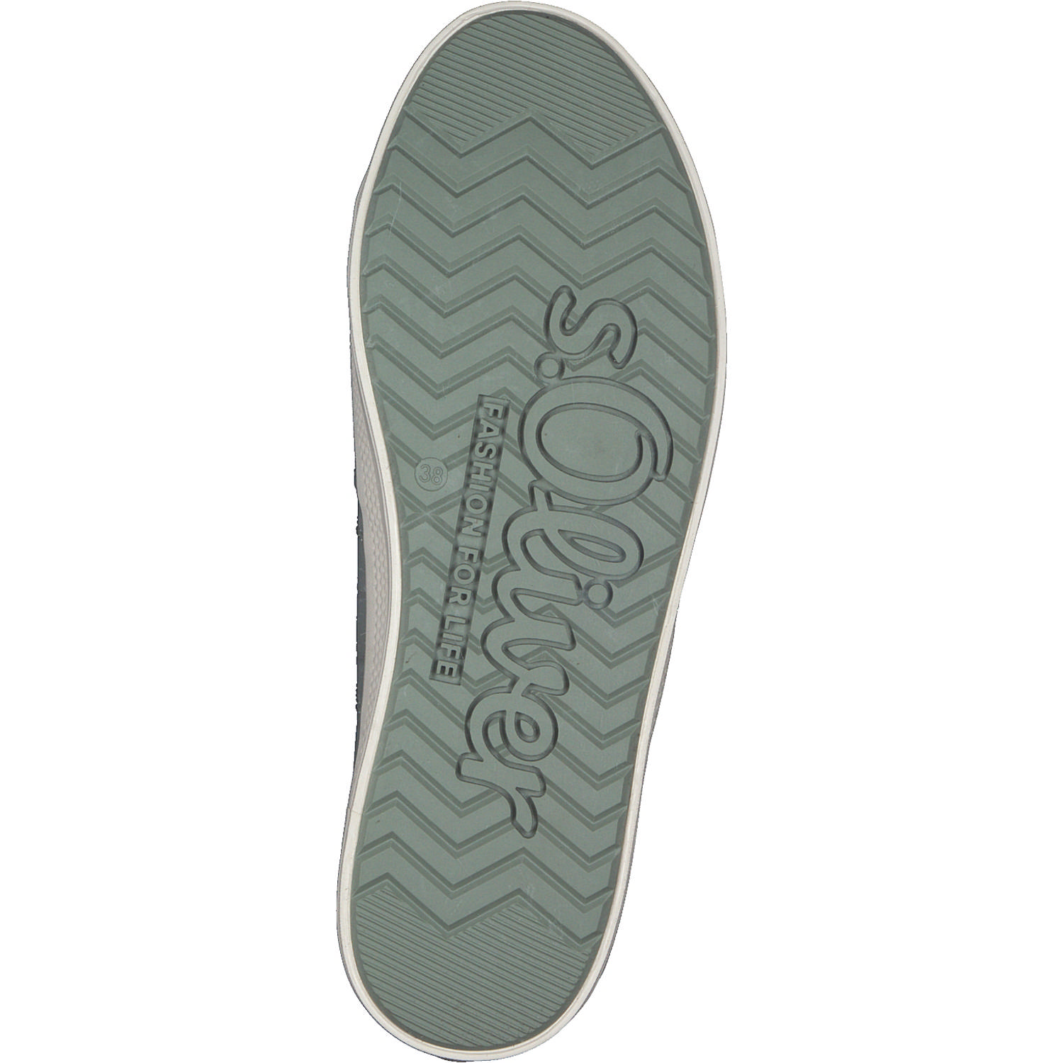 s. Oliver 23640, Sneakers Low, Damen, Grün