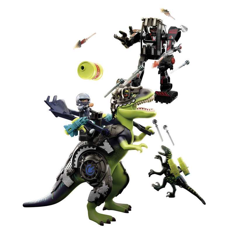 70624 Tyrannosaure et robot géant Playmobil Dinosaure