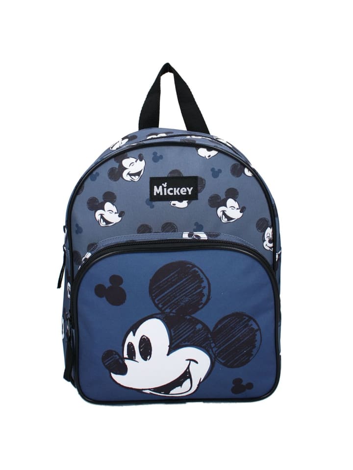 Disney Mickey Mouse Kinder Rucksack mit Vortasche | Disney Mickey Mouse | 29 x 23 x 8 cm günstig kaufen onesize