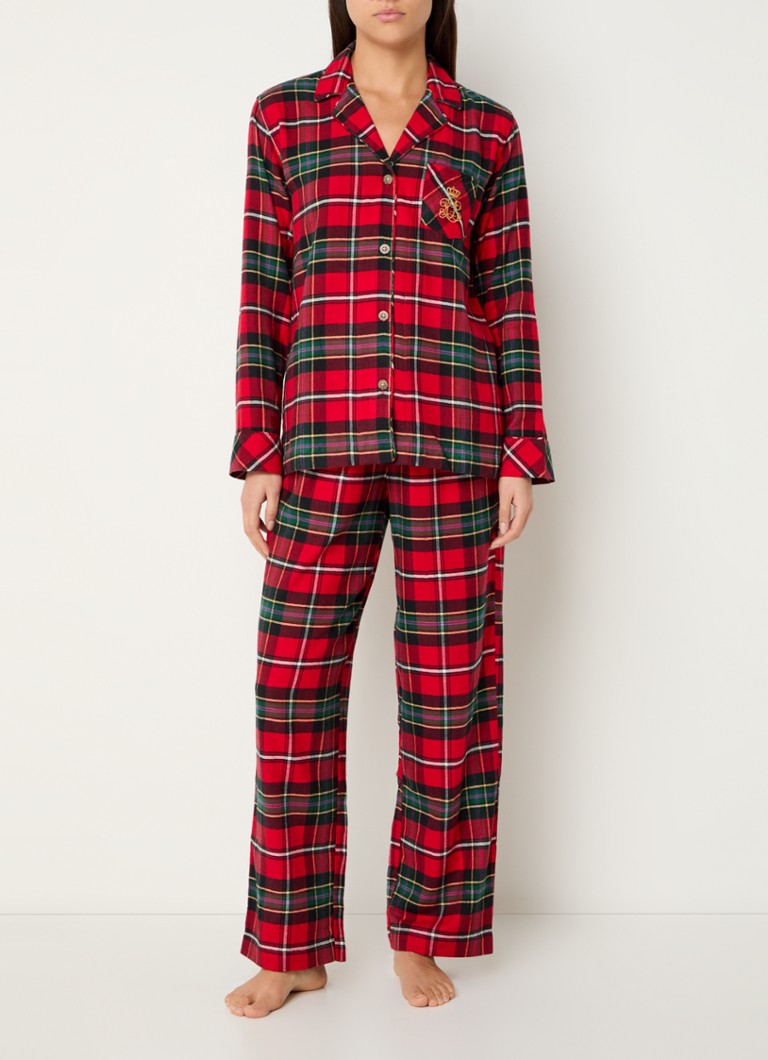 Set de pijamale în carouri Ralph Lauren