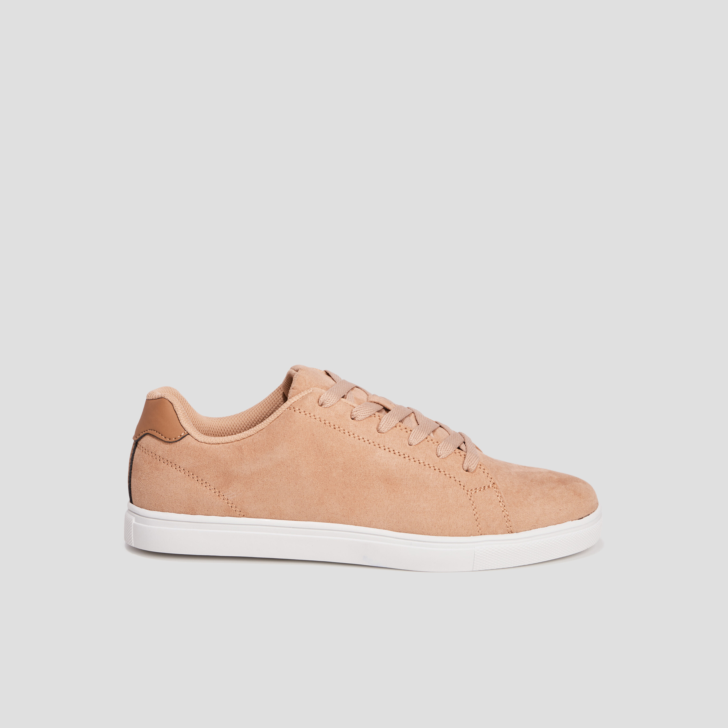 Tennis à lacets beige homme | La Halle