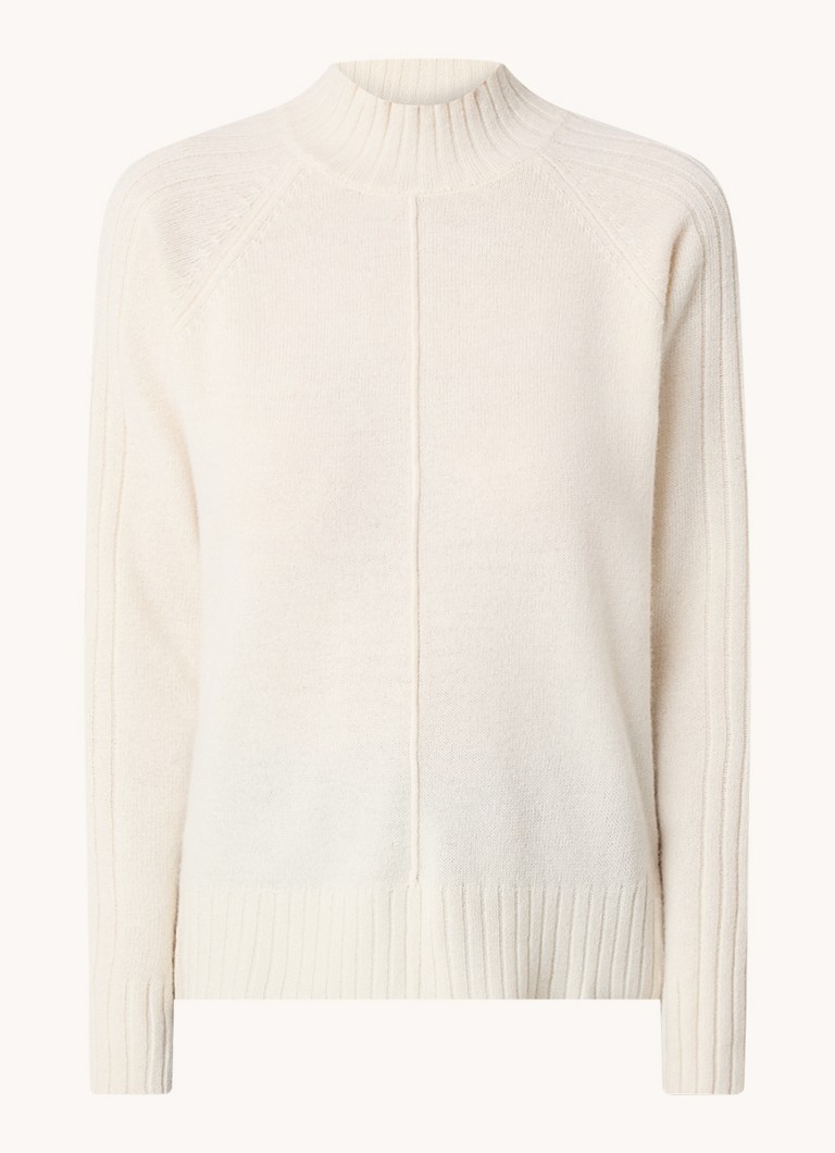Gerard Darel Jaina Cashmere Blend Fine Knit Sweater with Standing Collar