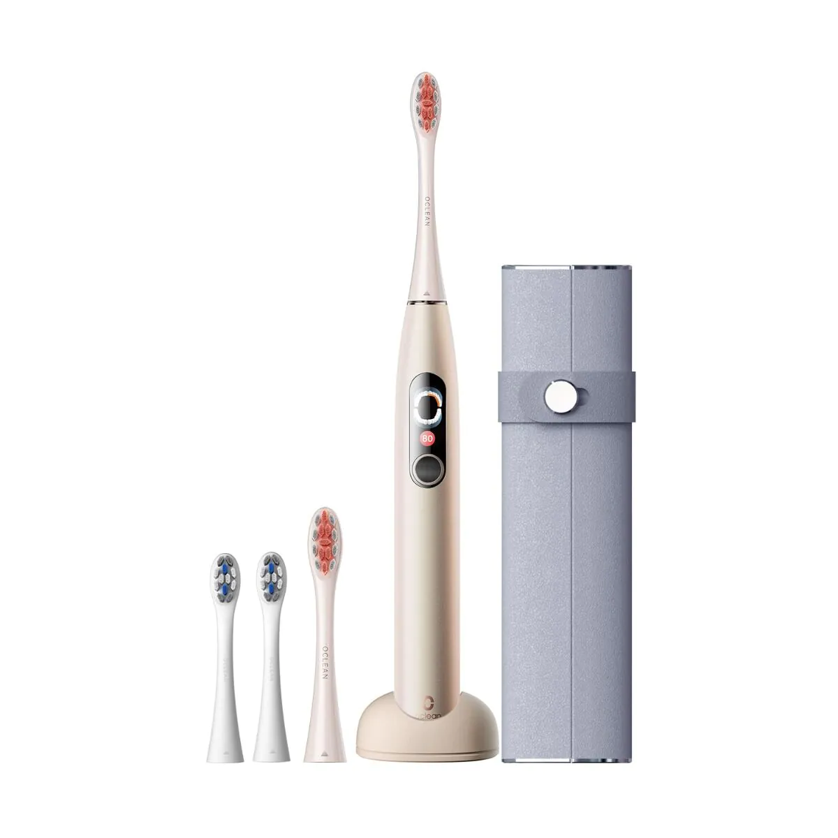 Σετ Oclean X Pro Digital Gold, 4 Κεφαλές + Θήκη