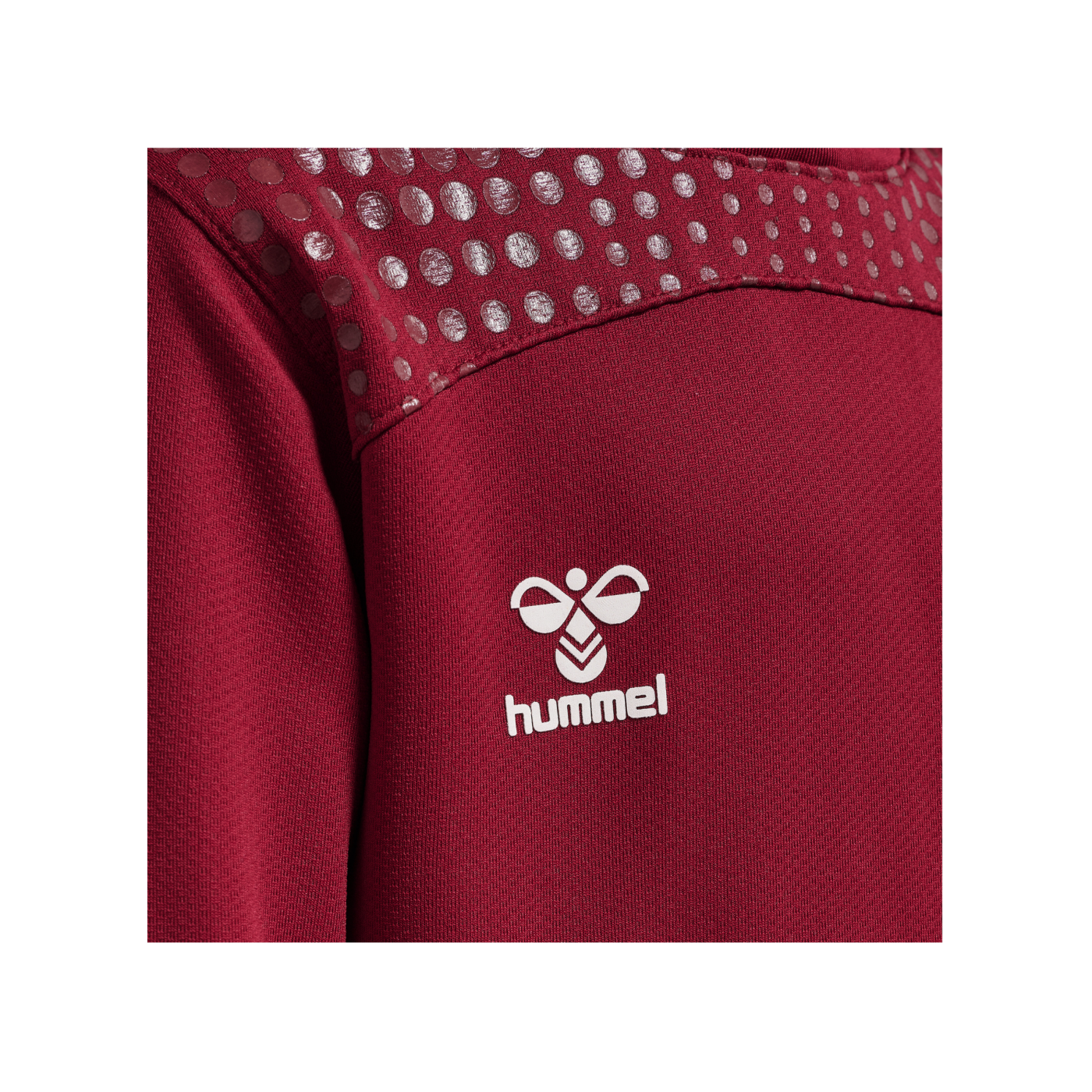 Hummel hmlLEAD Poly Hoody Kids Rot F3584