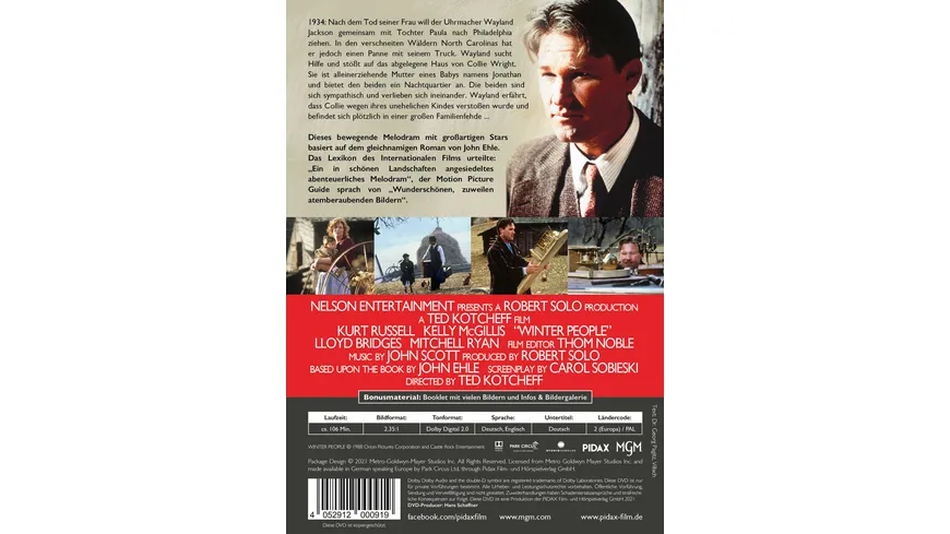 Winter People - Wie ein Blatt im Wind - Remastered Edition / Bewegender Abenteuerfilm mit Starbesetzung (Pidax Film-Klassiker)
