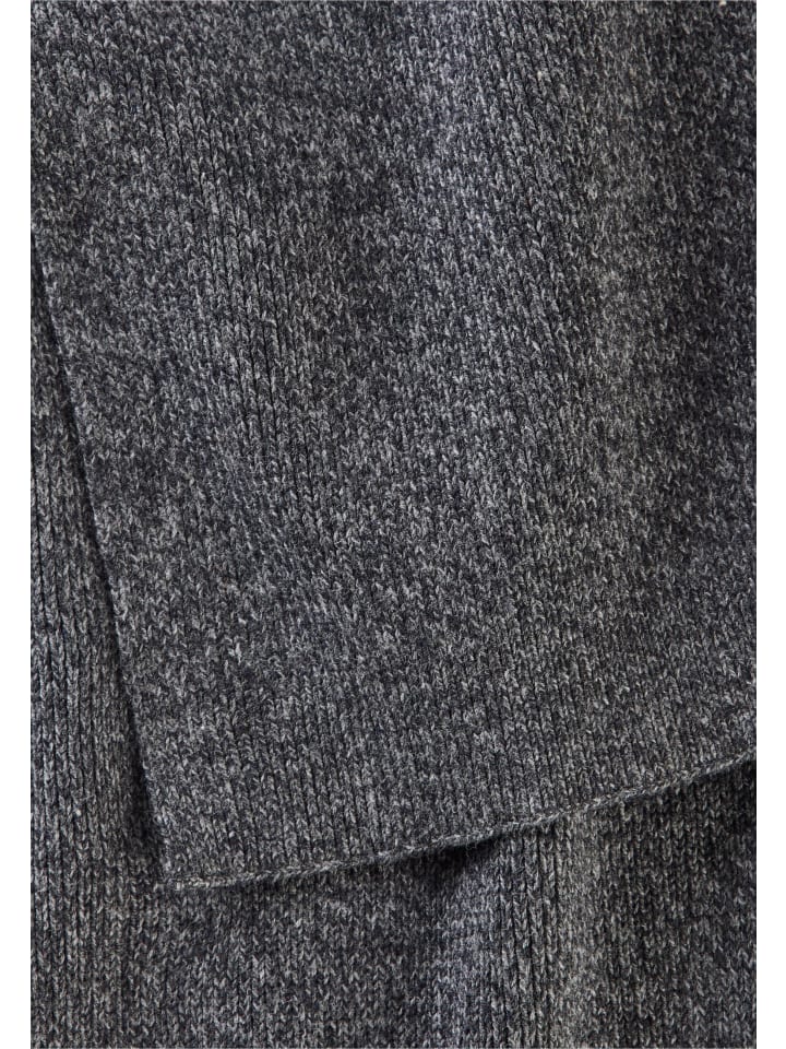 Camel Active Strickschal aus Baumwoll-Mix in Asphalt günstig kaufen onesize