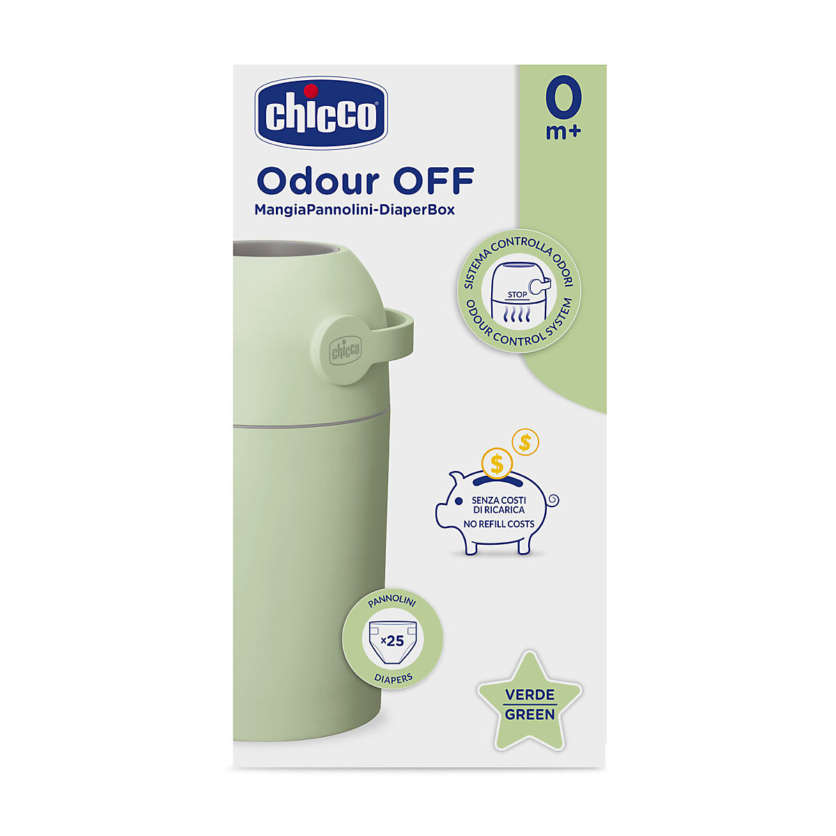 Windeleimer Odour, Off Green