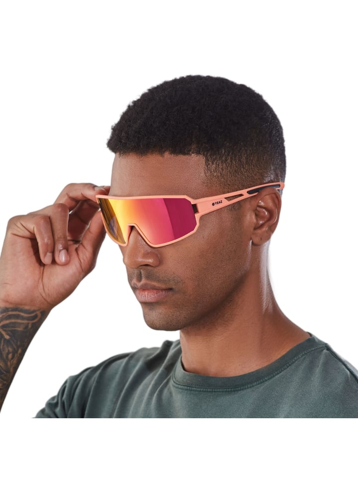 YEAZ SUNWAVE Sport-Sonnenbrille Red/Pink in pink günstig kaufen onesize