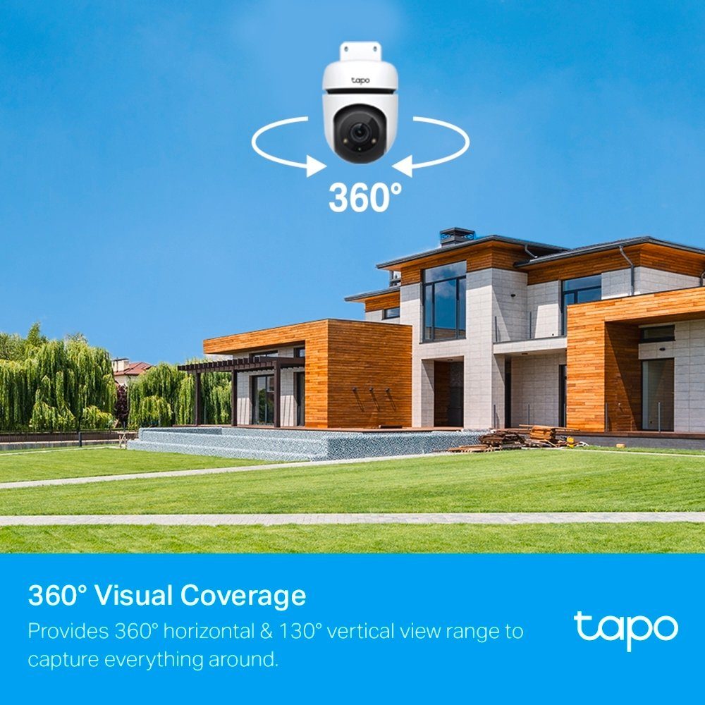 TP-Link Tapo C500 Outdoor Pan/Tilt Security IP Kamera Überwachungskamera (Außenbereich)
