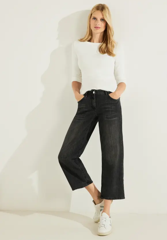 CECIL Basic Shirt in Unifarbe