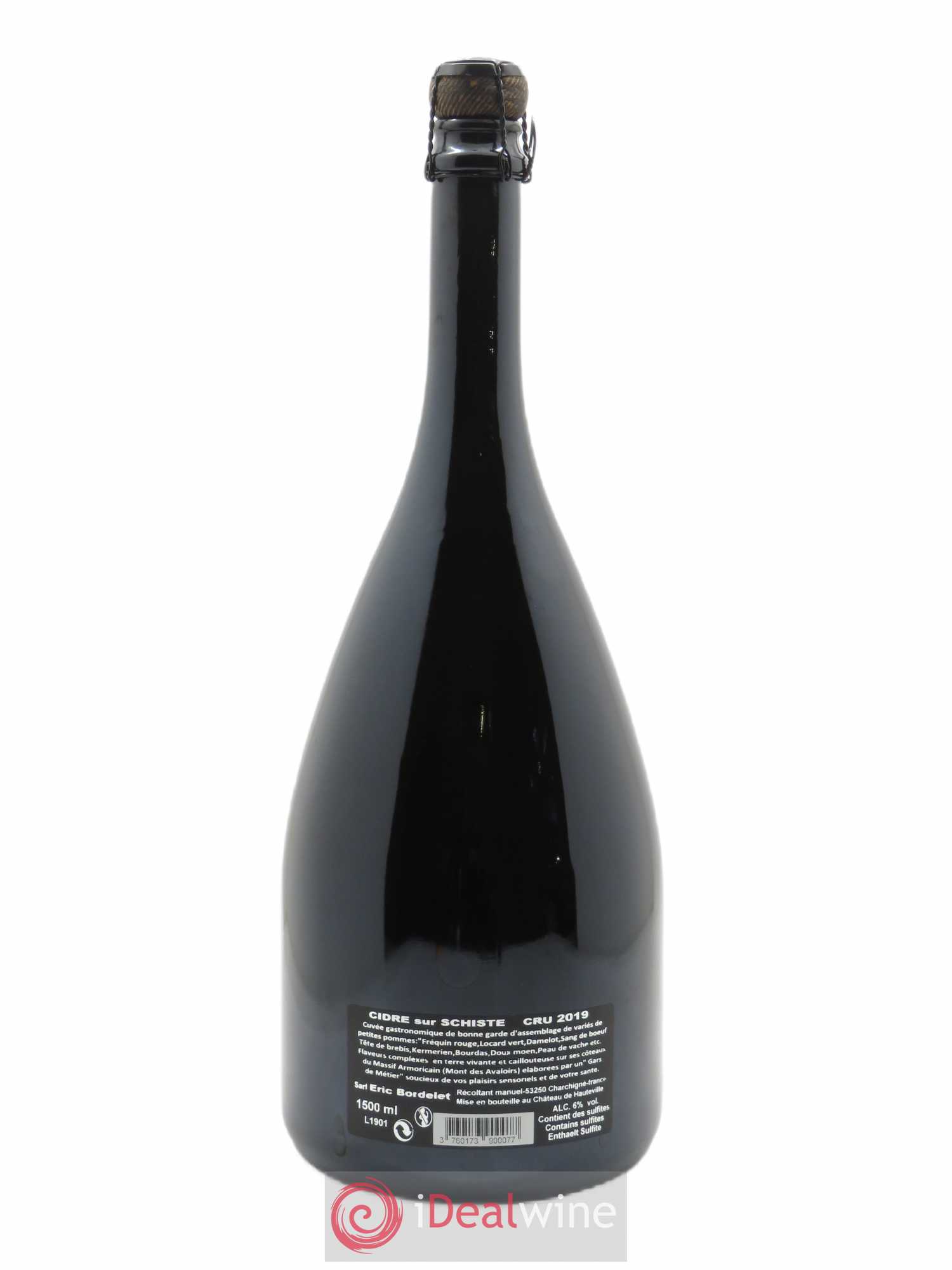 Mayenne Cidre Sydre Argelette Eric Bordelet  2019 - Lot de 1 Magnum