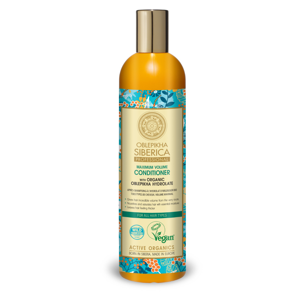 Natura Sibérica Baume Volume Maximal à l'Argousier Soin Capillaire Tous Types de Cheveux