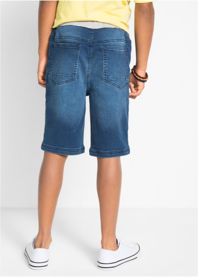 Jungen Sweatjeans-Bermuda