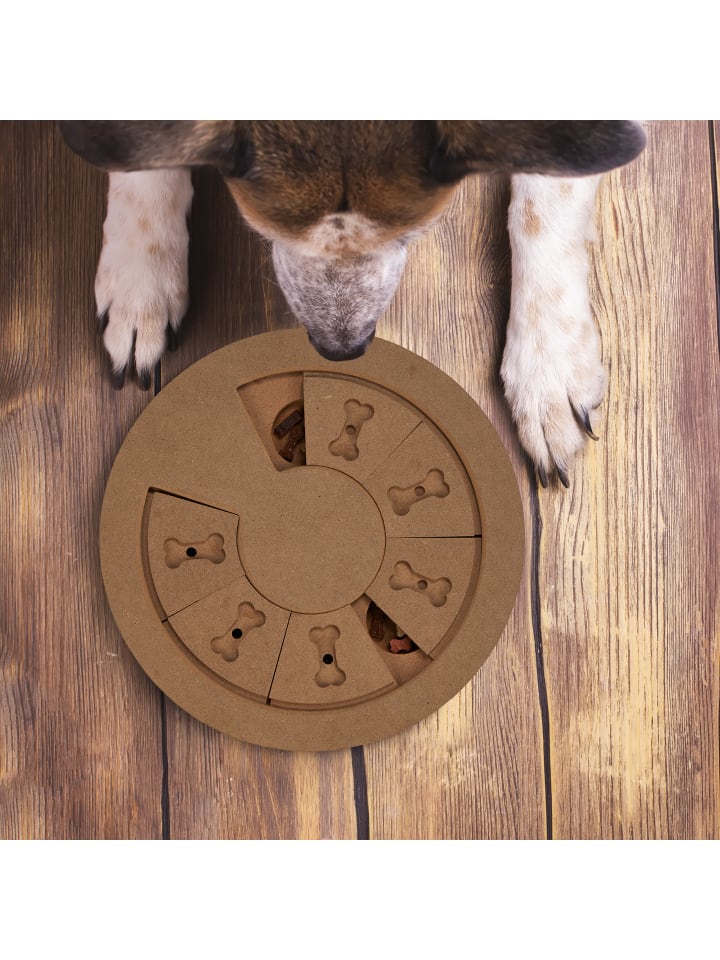 relaxdays Hunde-Intelligenzspielzeug in Natur günstig kaufen onesize