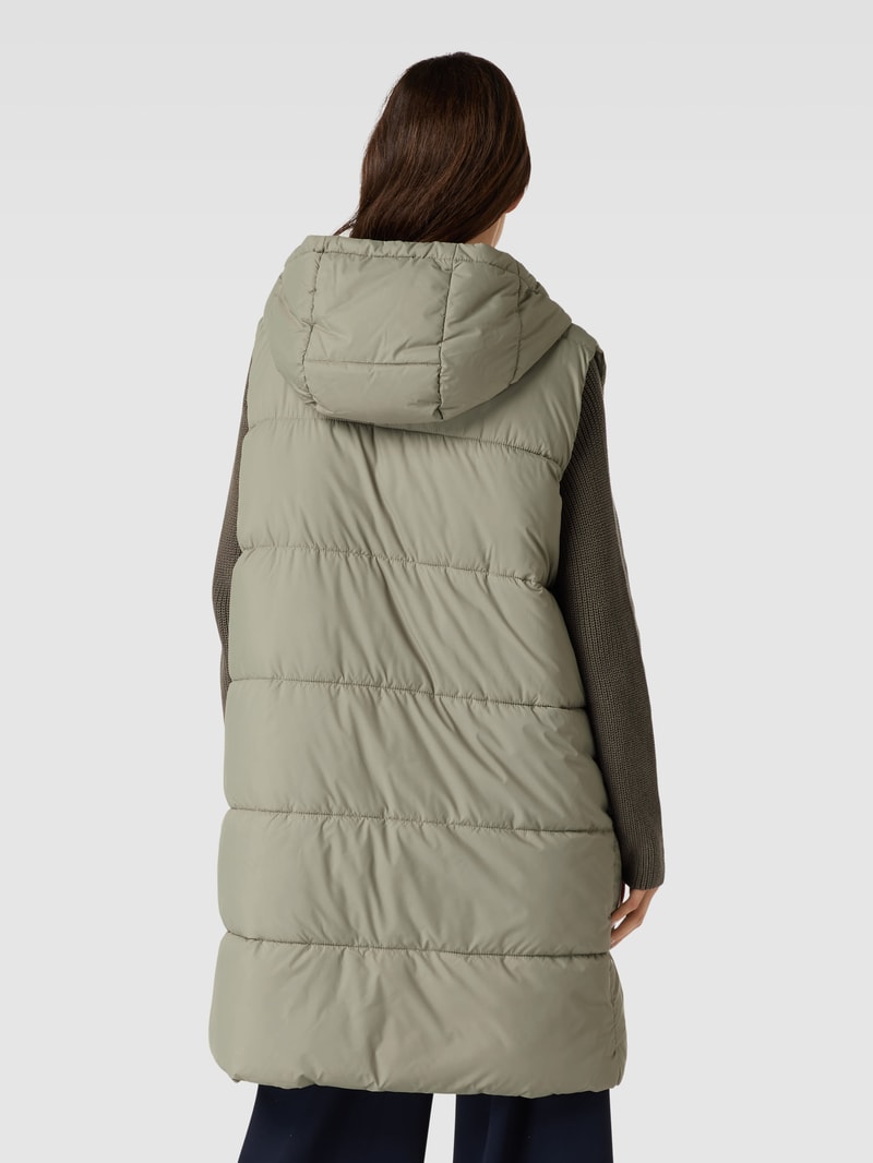 Weste mit Steppnähten Modell 'Puffer' in schilf