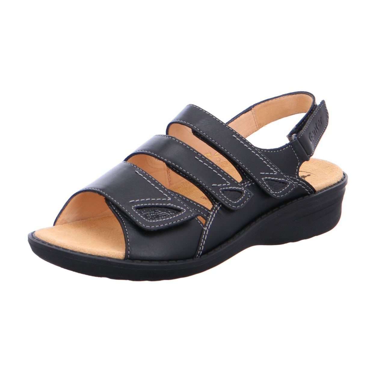 GANTER Komfort Sandalen schwarz Hera schw.