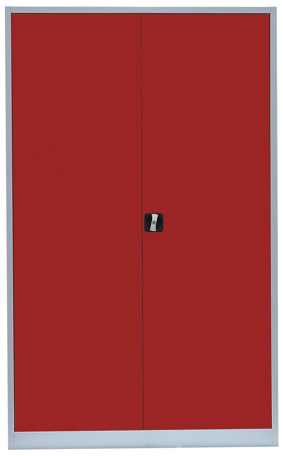 Steelboxx Mehrzweckschrank XXL Metallschrank abschließbar Aktenschrank 195x120x60cm (1-St) Komplett montiert, keine Montage notwendig