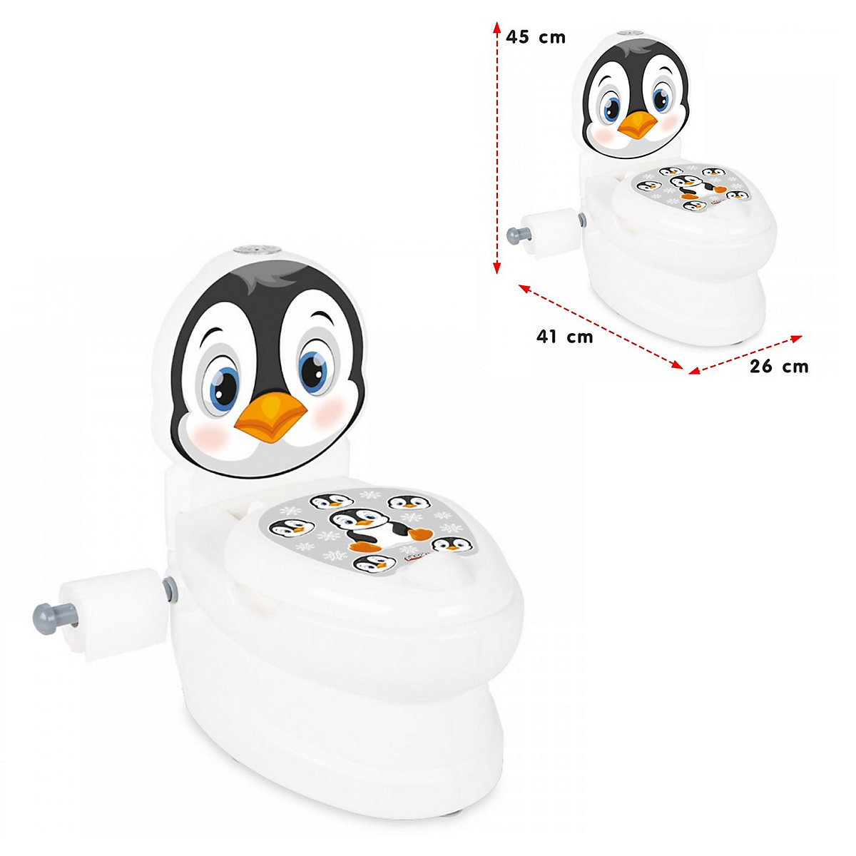 Töpfchen Pinguin 07565 Musik Licht Töpfchen