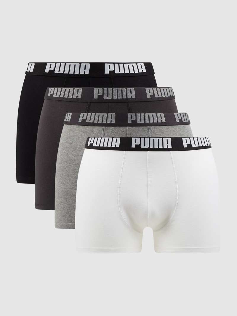Trunks mit Stretch-Anteil im 4er-Pack in weiß