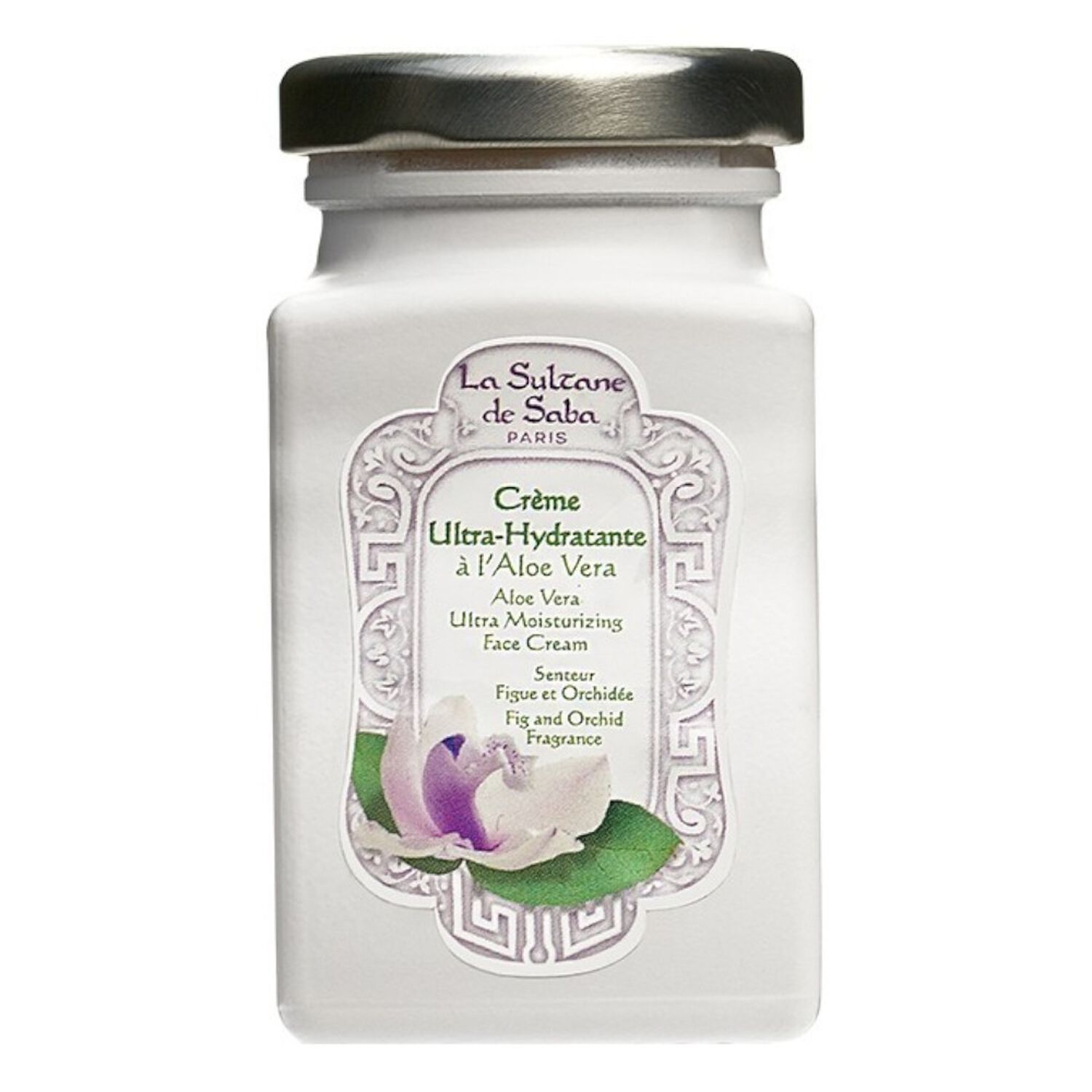La Sultane de Saba Crème Ultra-Hydratante A l'Aloé Véra - Parfum Figue & Orchidée 100 ml