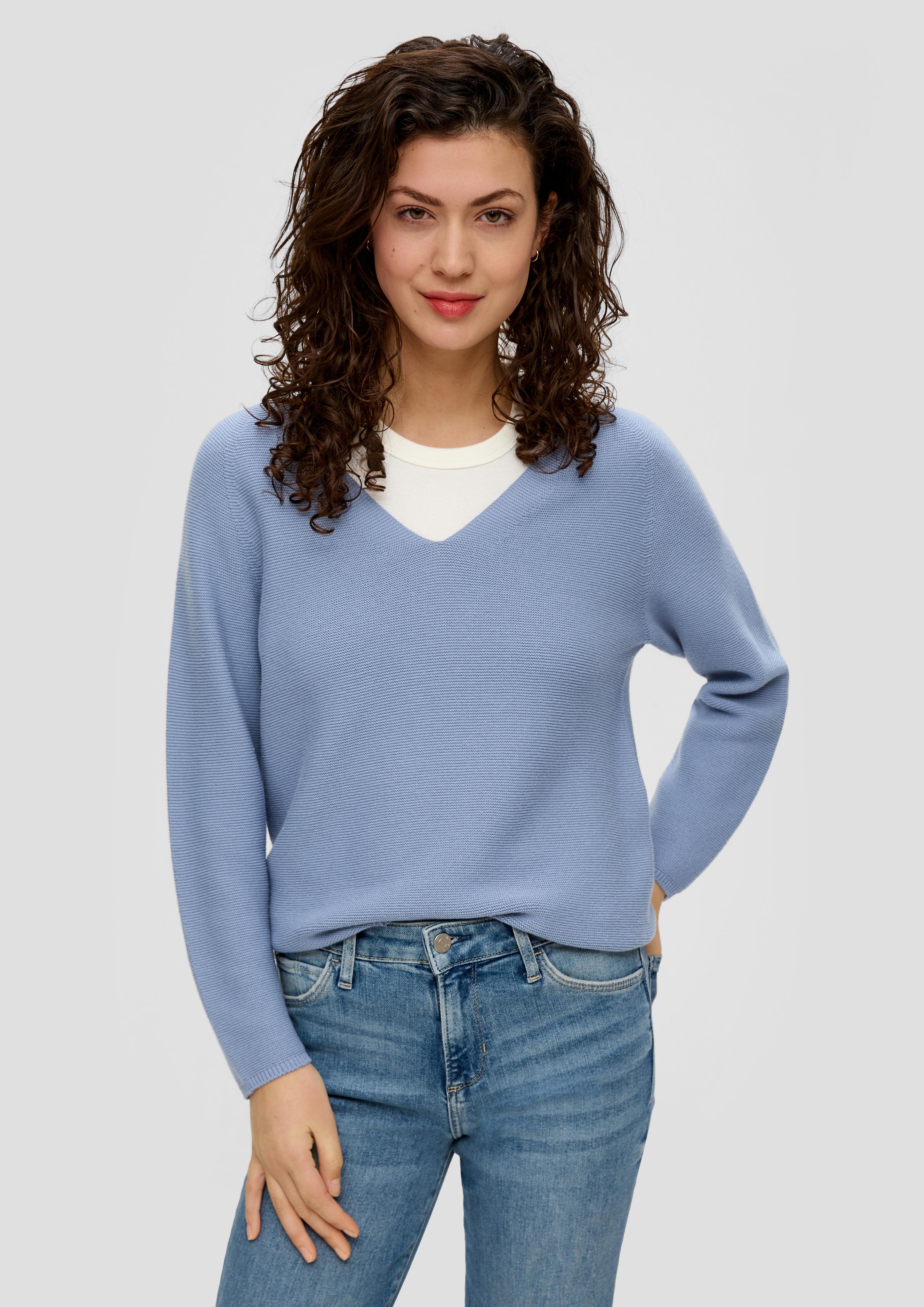 Strickpullover mit V-Ausschnitt  2144153-5271