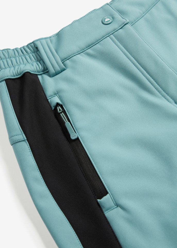 Wasserabweisende Softshell-Hose, gerade geschnitten
