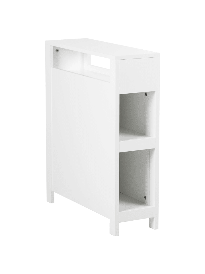 Beliani Badezimmerschrank CACHI in Weiß/Grau - (W) 20 x (H) 70 x (L) 60 cm günstig kaufen onesize